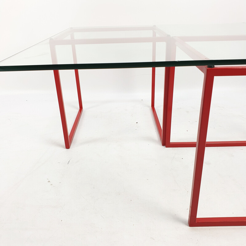 Vintage Glass Coffee table 880 UB by Artifort 1980