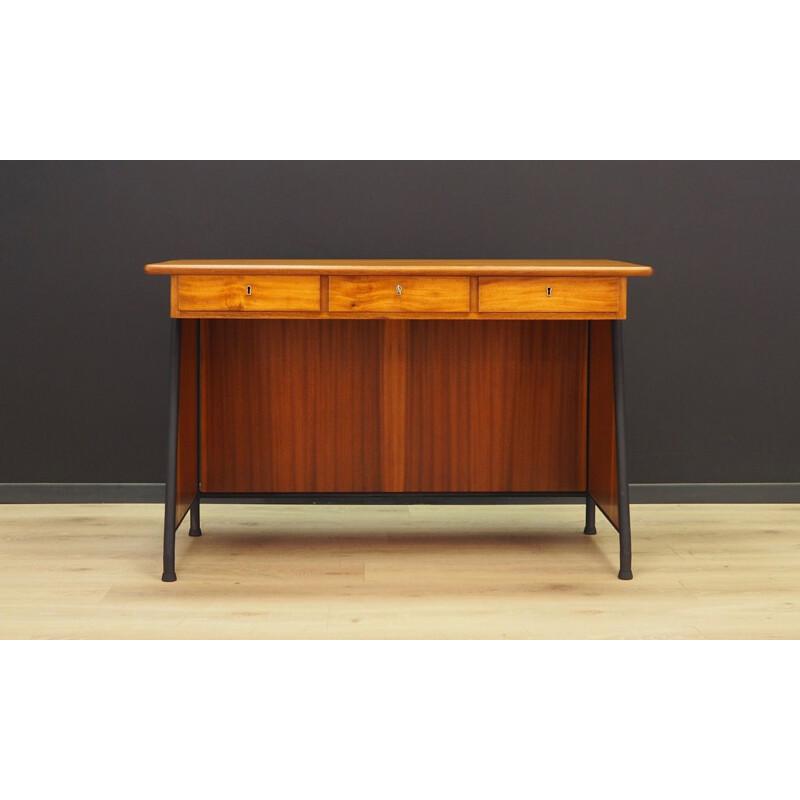 Bureau danois vintage en acajou 1970