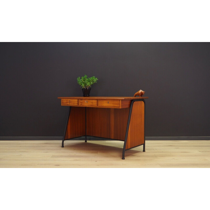 Vintage Danish writing desk in mahogany 1970