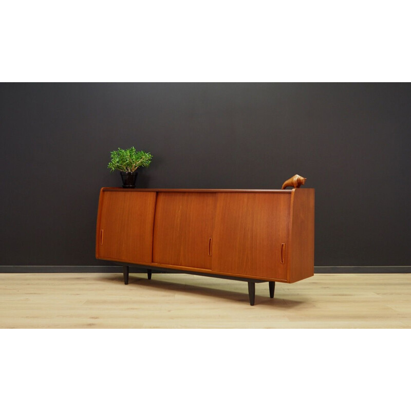 Vintage danish teak sideboard for PMJ Viby J 1970