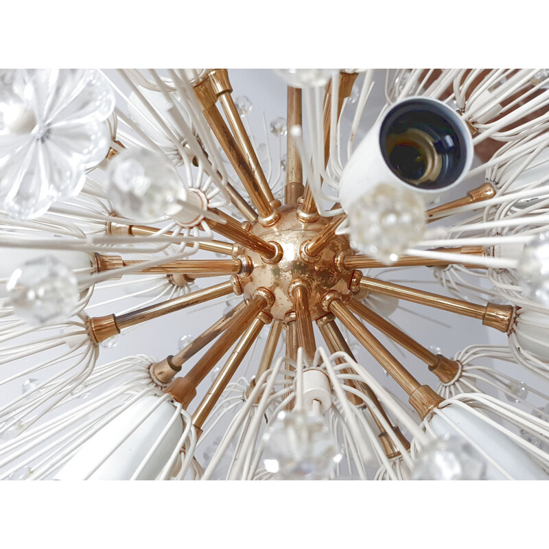 Vintage sputnik chandelier by Emil Stejnar for Rupert Nikoll 1950