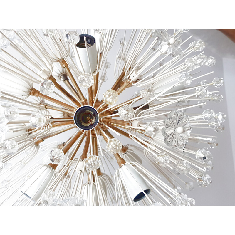 Vintage sputnik chandelier by Emil Stejnar for Rupert Nikoll 1950