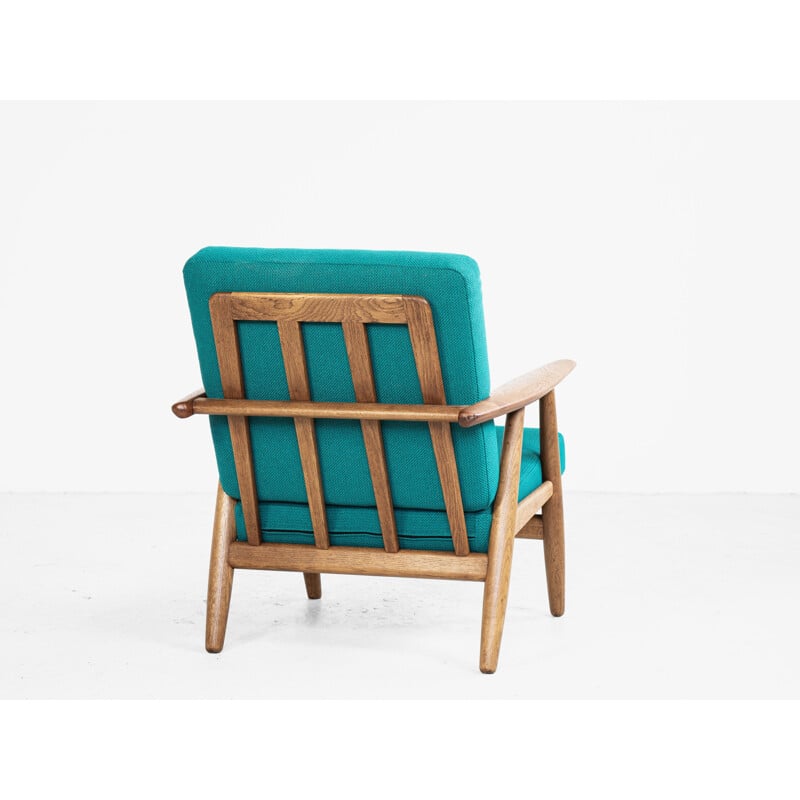 Vintage Cigar Chair in oak and teak by Hans Wegner for Getama 1950