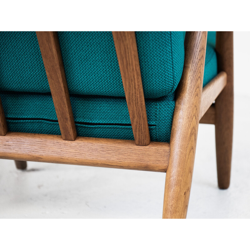 Vintage Cigar Chair in oak and teak by Hans Wegner for Getama 1950