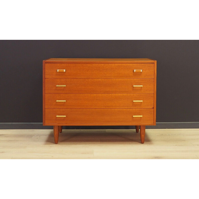 Vintage chest of drawers in teak, 1960-70s