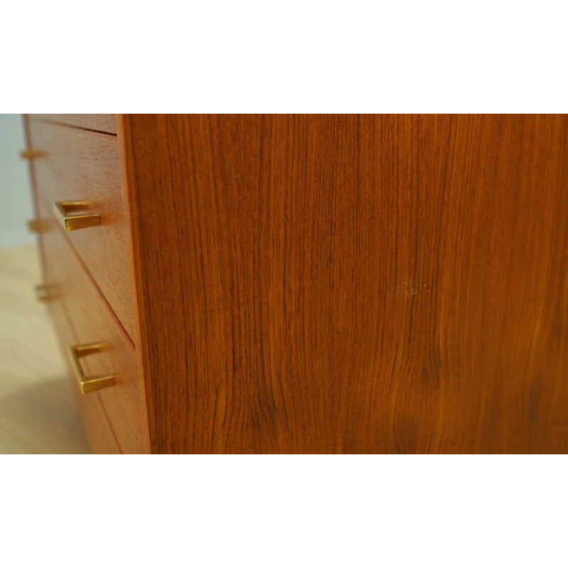 Vintage chest of drawers in teak, 1960-70s