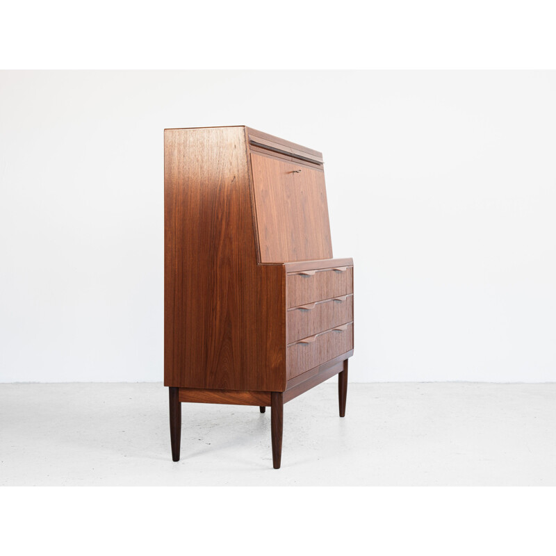 Vintage secretary in teak by Erling Torvits for Klim Møbelfabrik, 1960s