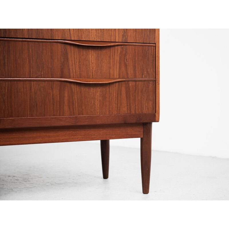 Vintage secretary in teak by Erling Torvits for Klim Møbelfabrik, 1960s