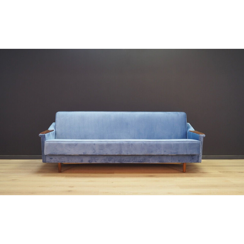 Vintage day-bed sofa in fabric, 1960-70s