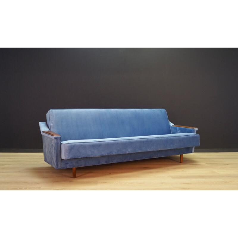 Vintage day-bed sofa in fabric, 1960-70s