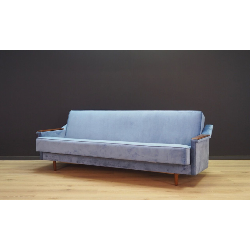 Vintage day-bed sofa in fabric, 1960-70s