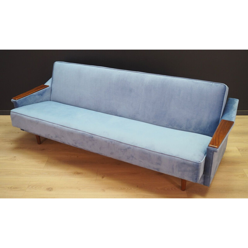 Vintage day-bed sofa in fabric, 1960-70s