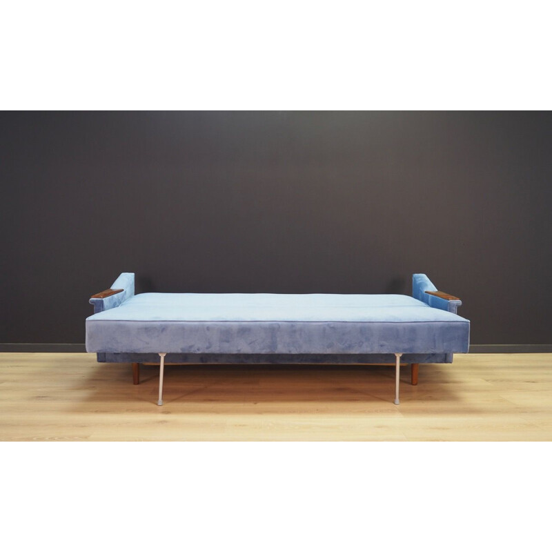 Vintage day-bed sofa in fabric, 1960-70s