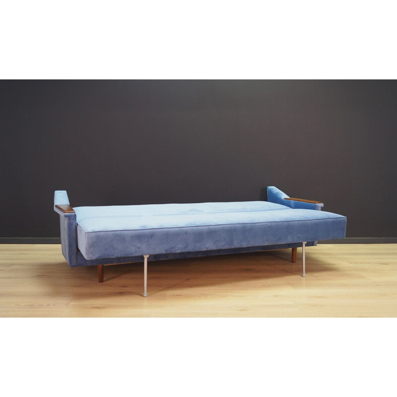 Vintage day-bed sofa in fabric, 1960-70s