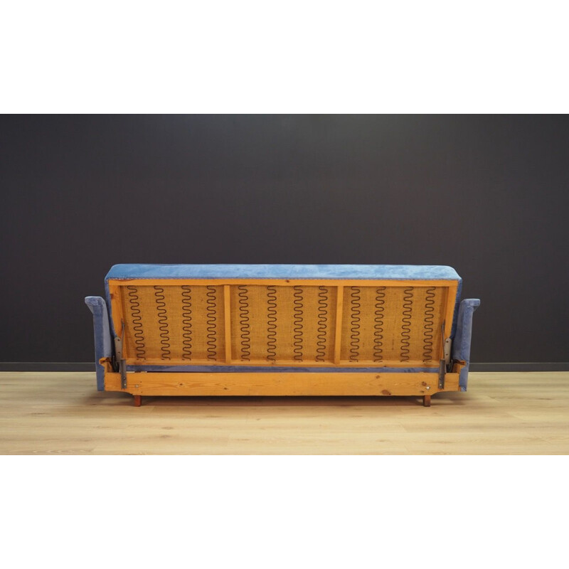 Vintage day-bed sofa in fabric, 1960-70s