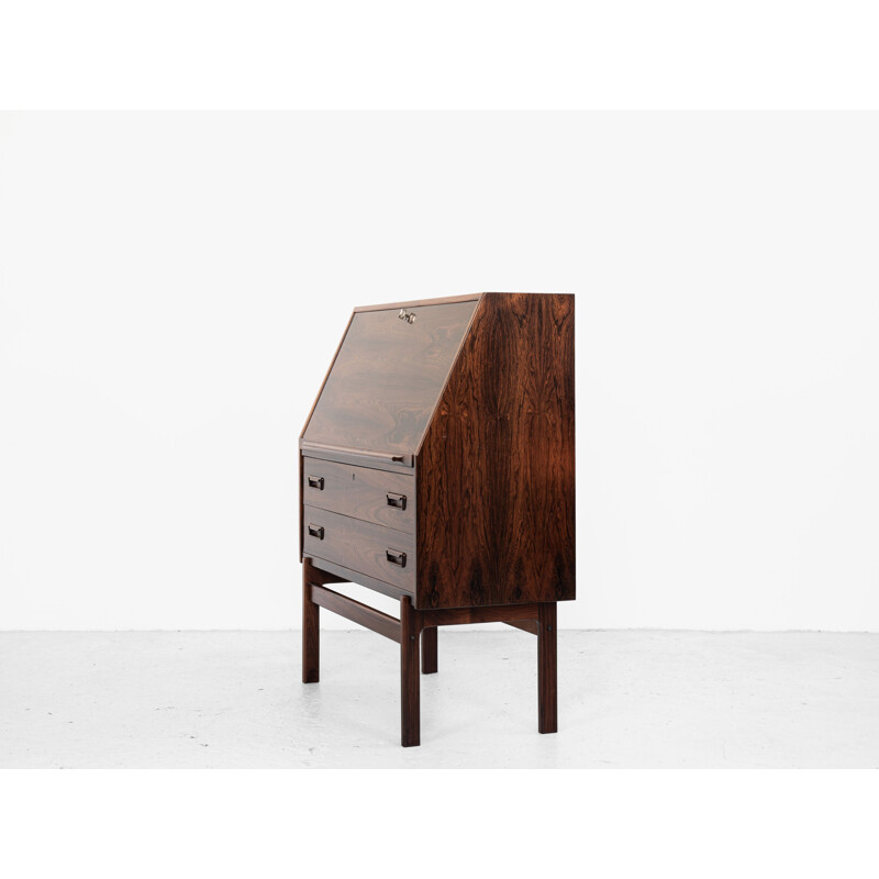 Vintage secretary in rosewood by Arne Wahl Iversen for Vinde Møbelfabrik, 1960s