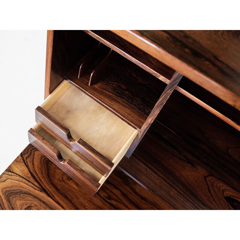 Vintage secretary in rosewood by Arne Wahl Iversen for Vinde Møbelfabrik, 1960s