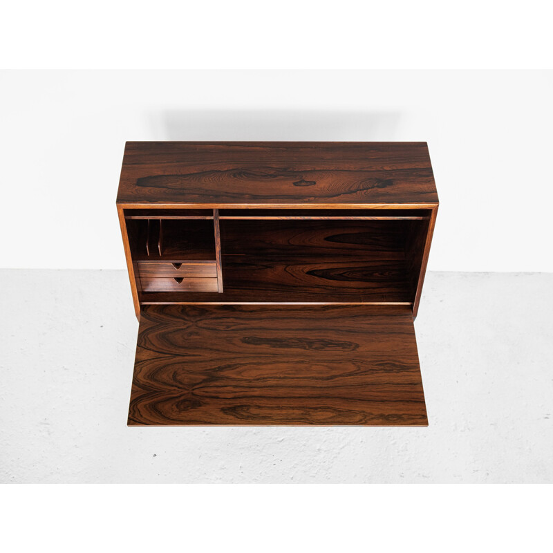 Vintage secretary in rosewood by Arne Wahl Iversen for Vinde Møbelfabrik, 1960s