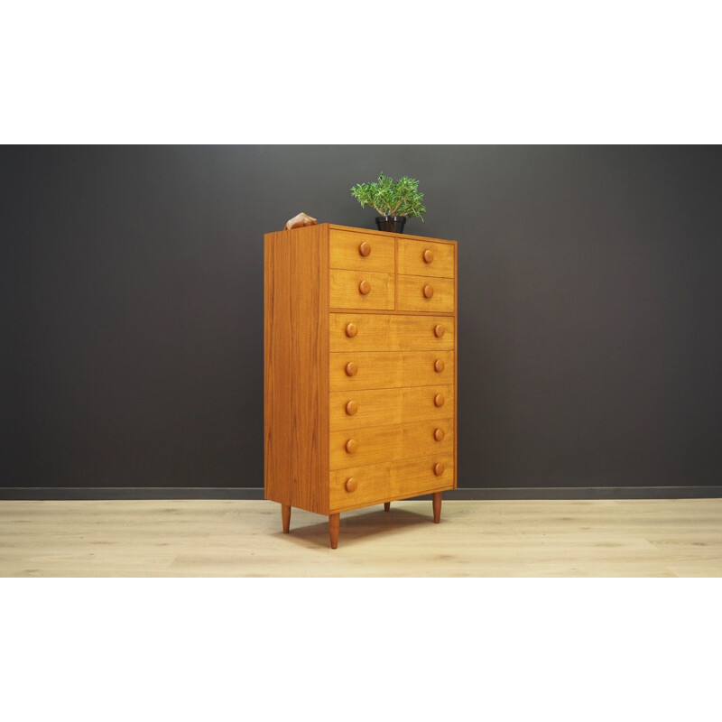 Vintage chest of drawers in teak, 1960-70s