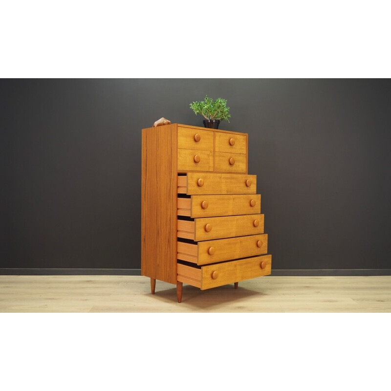 Vintage chest of drawers in teak, 1960-70s