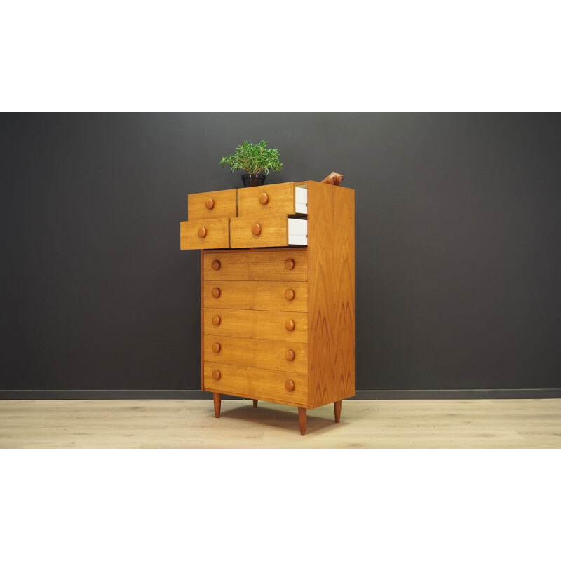 Vintage chest of drawers in teak, 1960-70s