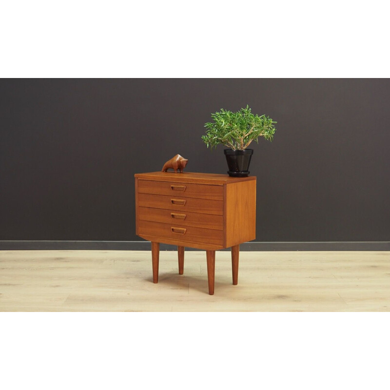 Vintage chest of drawers in teak, 1960s