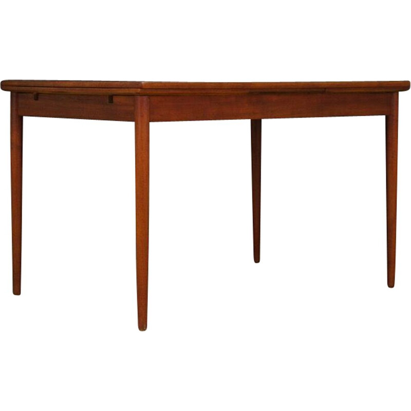 Vintage Scandinavian dining table in teak, 1960-70s