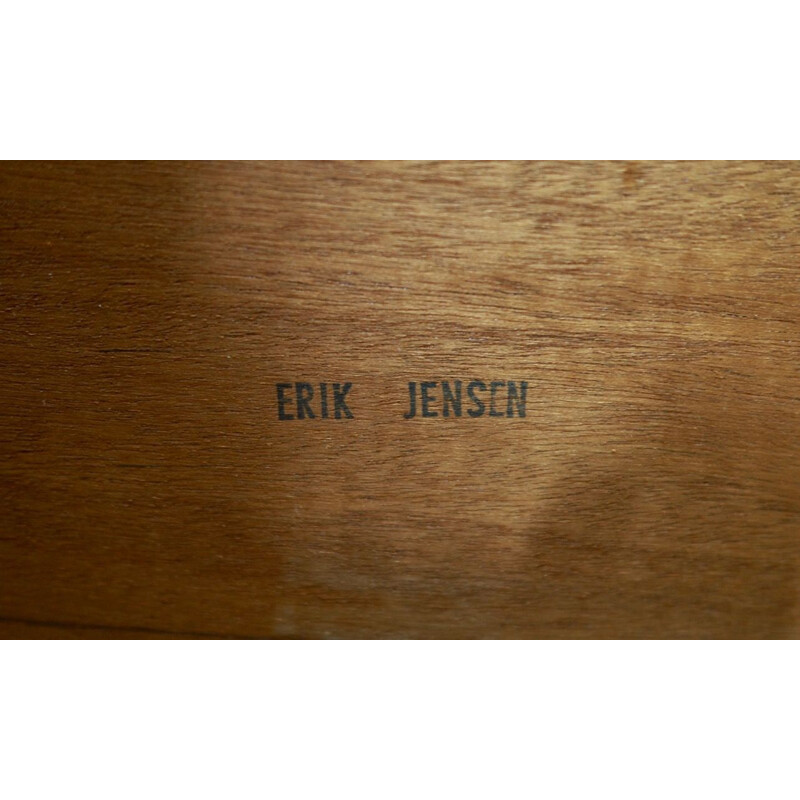 Vintage teak sideboard by Erik Jensen, 1970s