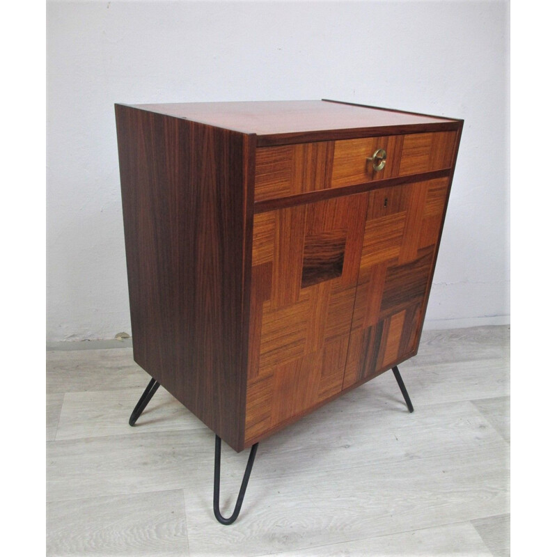 Vintage rosewood chest of drawers for Alberts Tibro, Sweden, 1970s