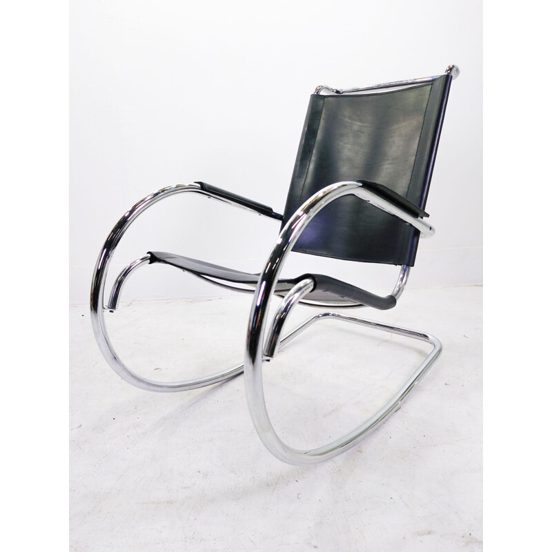 Vintage rocking chair by Fasem, Italy