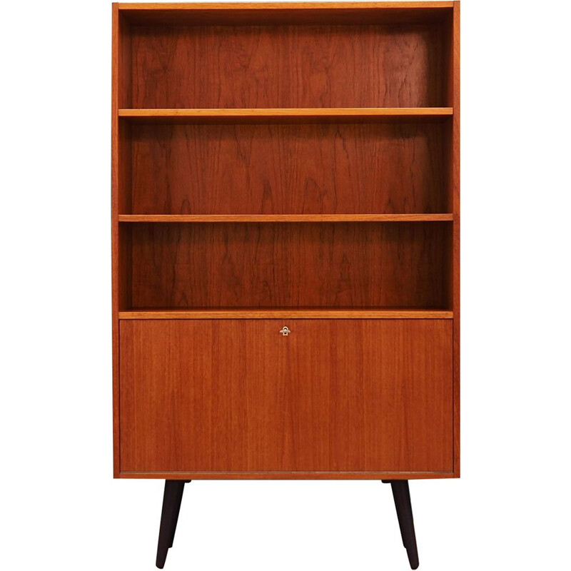 Teak danish vintage bookcase, 1970