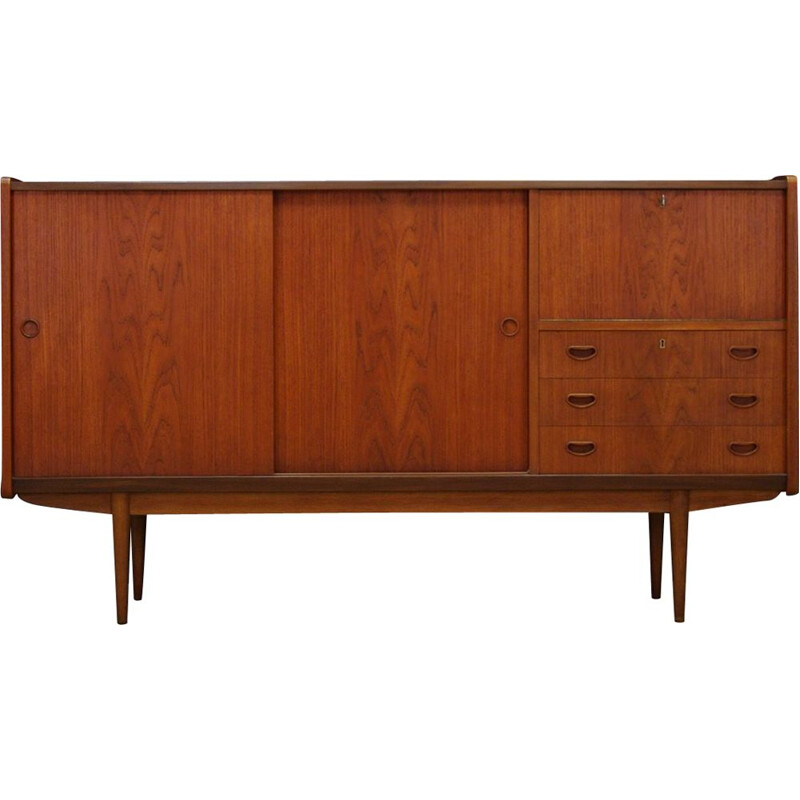 Vintage teak danish highboard 1970