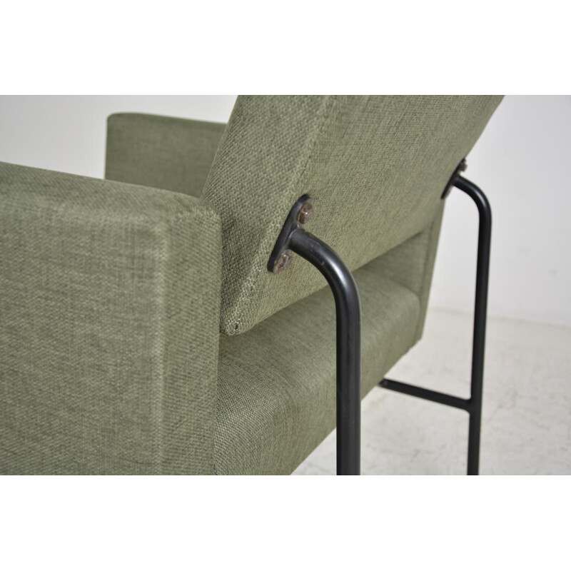 Vintage green armchair by Thonet