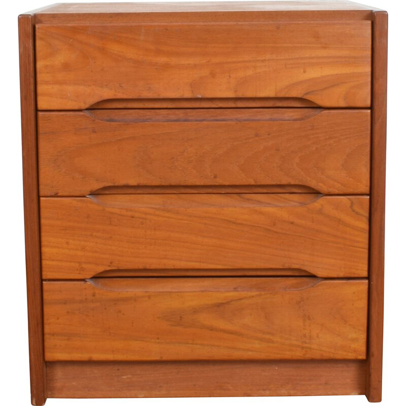 Vintage Danish teak chest of drawers, 1970s