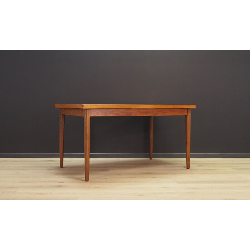 Vintage Danish Dining Table in Teak 1960