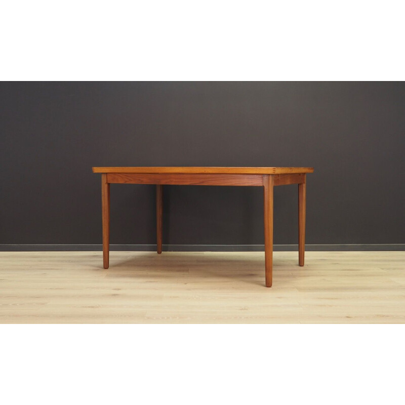 Vintage Danish Dining Table in Teak 1960