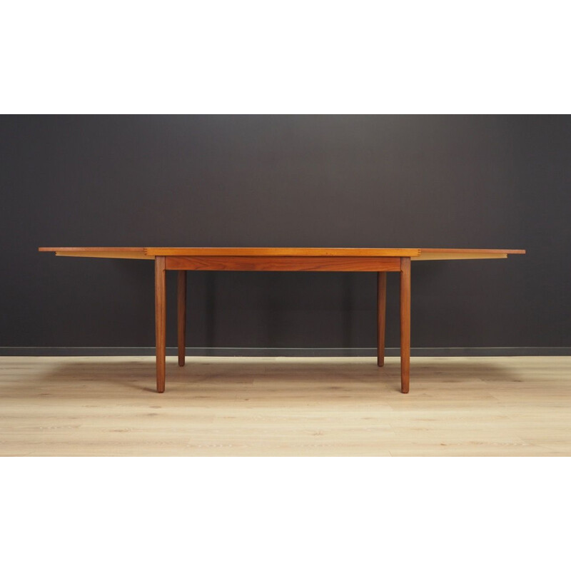 Vintage Danish Dining Table in Teak 1960