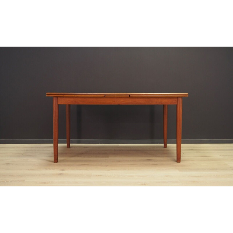 Vintage Danish Dining Table in Teak 1960