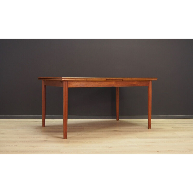 Vintage Danish Dining Table in Teak 1960