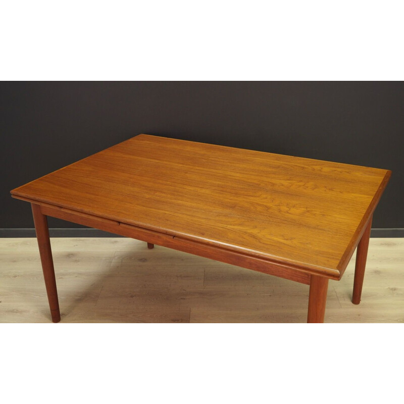 Vintage Danish Dining Table in Teak 1960