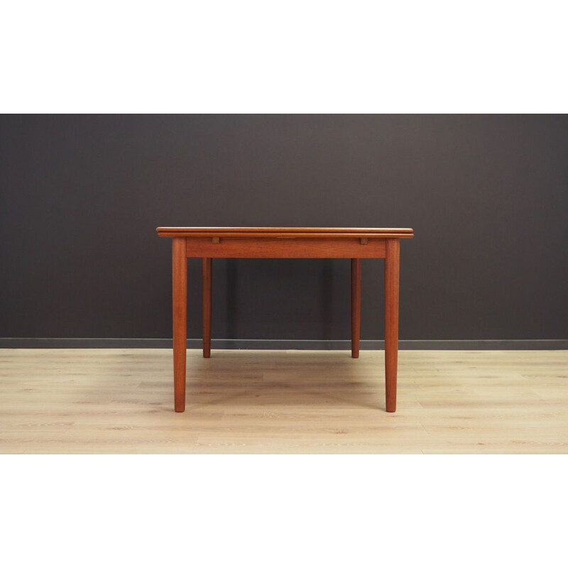 Vintage Danish Dining Table in Teak 1960