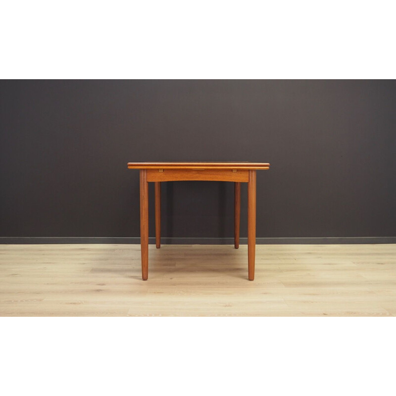 Vintage Danish Table in Teak Extendable, 1960