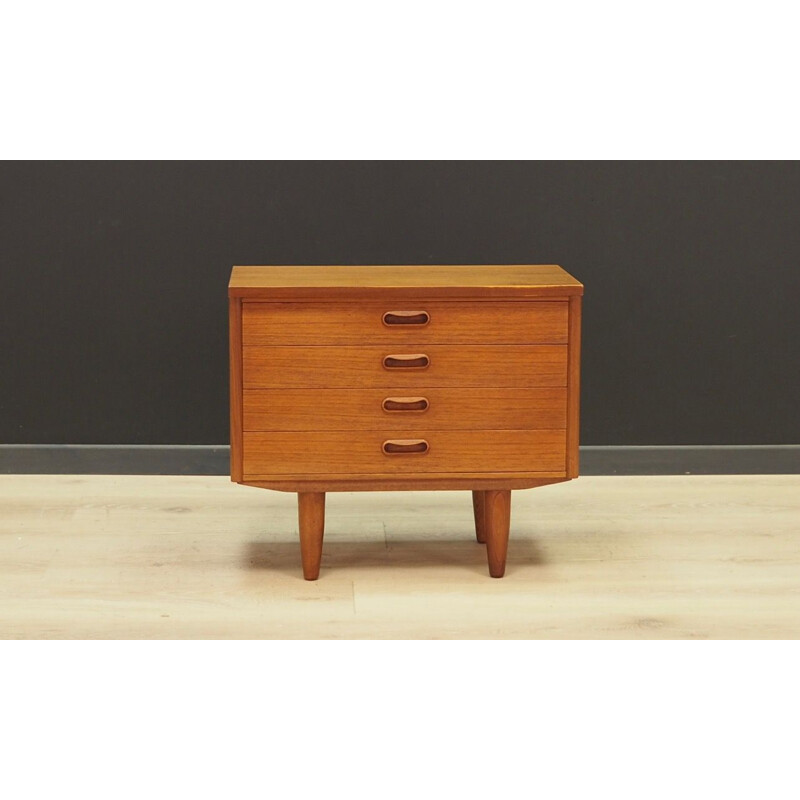 Vintage Danish chest of drawers in teak  design 1960