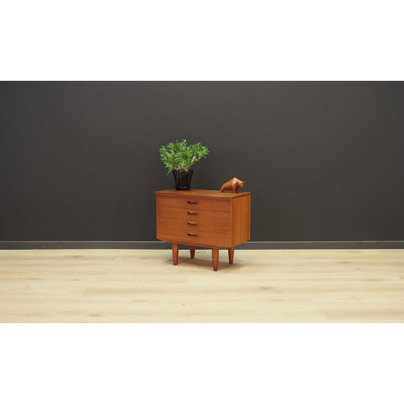 Vintage Danish chest of drawers in teak  design 1960