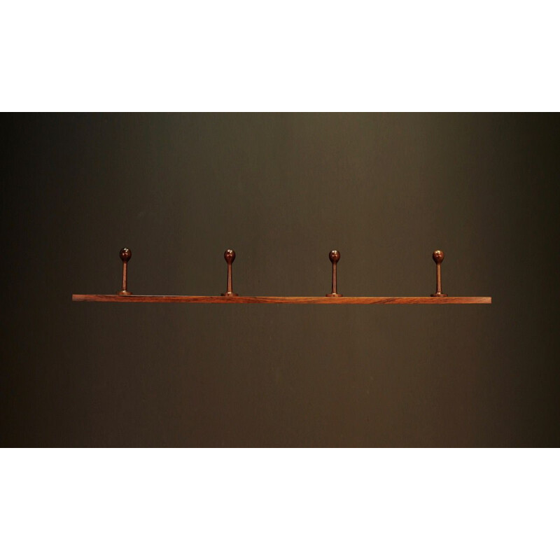 Scandinavian vintage coat rack in rosewood