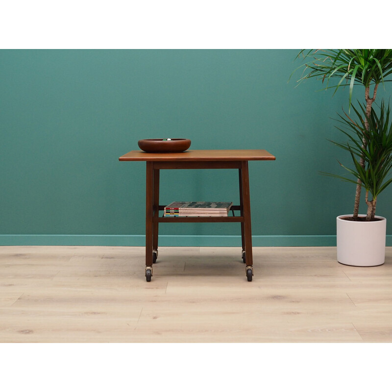 Danish teak vintage coffee table, 1970s