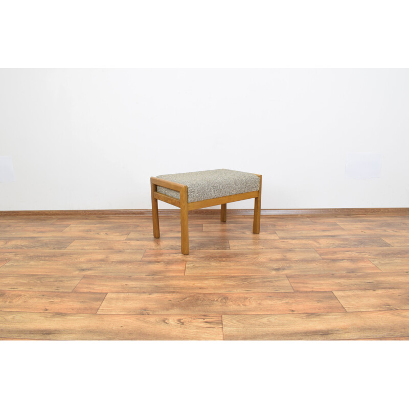 Oak foot stool from Casala, 1960s