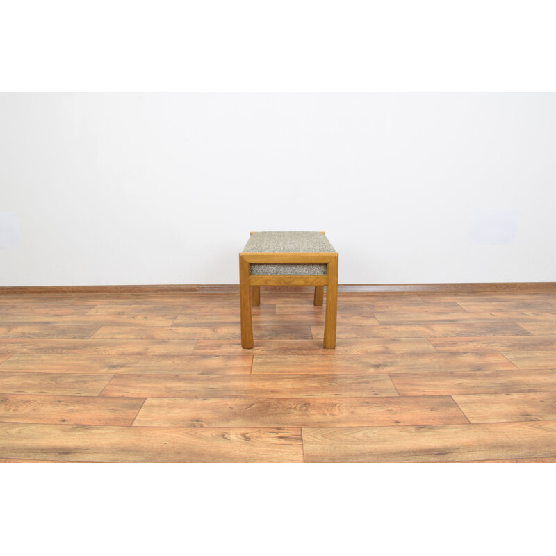 Oak foot stool from Casala, 1960s