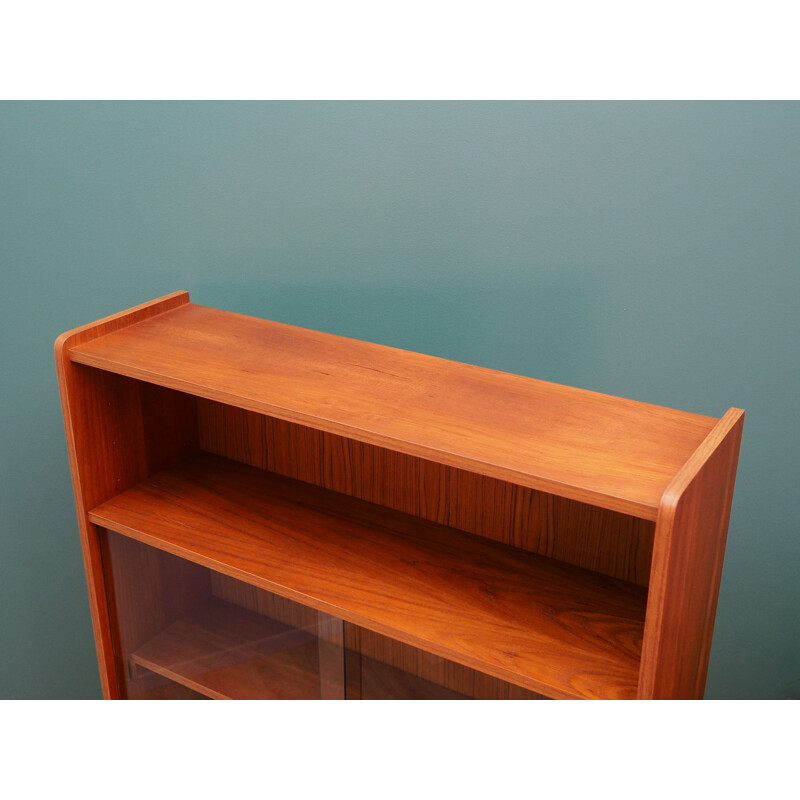 Scandinavian teak vintage bookcase, 1970s