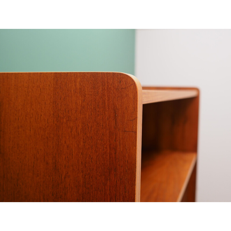 Scandinavian teak vintage bookcase, 1970s